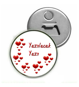 Anneler Günü Hediyesi İsime Özel Magnet ( Açacaklı Magnet )