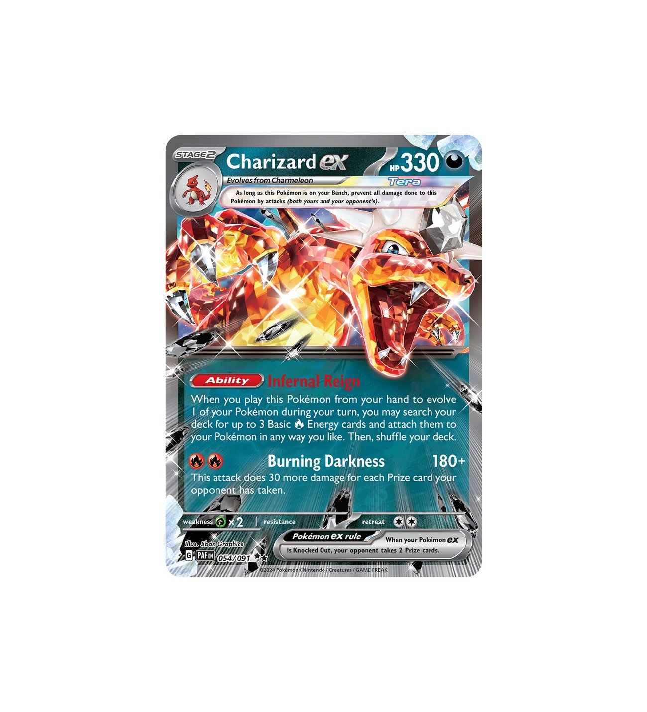 Pokemon Charizard EX 330HP Kart