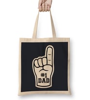 Foam Finger Number 1 Dad Bez Çanta Uzun Saplı