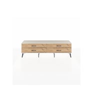 Arges TV Ünitesi 4 Çekmeceli  176x30x51 Aytaşı-Aytaşı/Çam