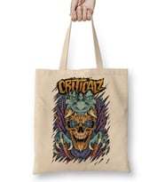 Criticalz Skull Tribal Bez Çanta Uzun Saplı