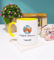 Voleybol Antrenörü Kupa Bardak Sarı