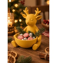 Ren Geyiği Çok Amaçlı Kase – Noel Sunum Kabı