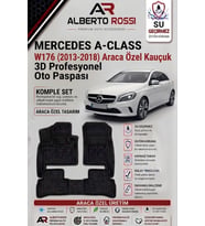 MERCEDES MERCEDESA SERİSİ W176 2013 - 2018 Araca Özel Kauçuk 3D Profesyonel Oto Paspası