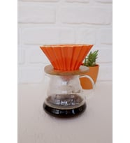 Ahşap Standlı Dripper – Turuncu