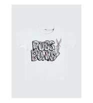 Bugs Bunny Kız Çocuk Tişört 2-5 Yaş Beyaz