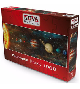 Nova Puzzle 1000 Parça Güneş Sistemi Panorama Puzzle