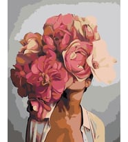 Çiçeklenmek 2 Sayılarla Boyama Seti 40x 50 cm (Tuvale Gerili)