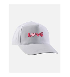 Love Baskılı Şapka Love Yazılı Şapka - Aşk Şapkası (Standart)