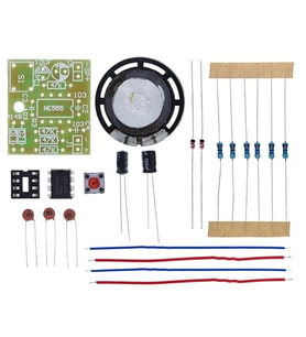 DC 5V Ding Dong NE555 Kendin Yap Kapı Zili Hobi Devresi DIY Lehimleme Kiti - Demonte