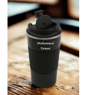 Kişiye Özel 500 ml Termos Siyah
