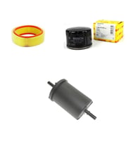 Bosch Filtre Bakım Seti Dacia sandero 1.4 1.6 Benzinli 2008-2012 Hava + Yağ f. + Yakıt Filtre Bosch