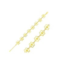 Gümüş Gold Sarı Papatya Kadın Bileklik CSR2182481