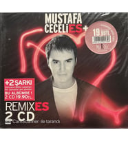 (Plak Değildir CD dir) CD Mustafa Ceceli Es Remixes Açılmamış Jelatininde Double CD (Karışık)