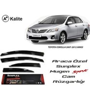 Toyota Corolla Cam Rüzgarlığı Mugen Tip Sunplex 2007-2012
