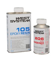 West System 105/206 Standart Yavaş Epoxy Reçine A Pack 1.2 Kg