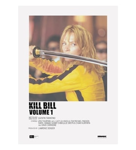 Kill Bill Film Posteri Tablo Ahşap Poster Dekoratif