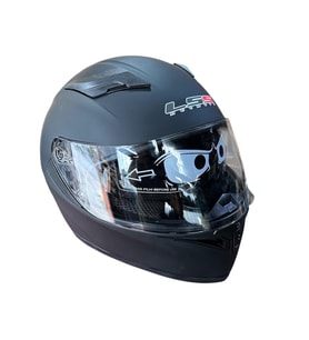 LS5 Fullface Güneş Vizörlü Kask Mat Siyah Large (L)