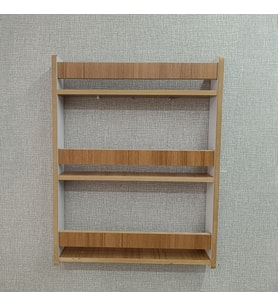 Montessori Çocuk Bebek Odası Kitaplığı - 80*60 cm Çocuk Kitaplık