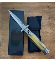 Knivox Akc Mandallı Kemik Kabze Auto Kamp Çakısı