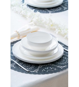 Acar Silver Rise 24 Parça Porselen Yemek Takımı SCT-05443