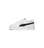 Puma Smash Platform V3 Bayan Spor Ayakkabı Beyaz/siyah (Beyaz-Siyah)