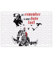 Kratos God Of War All i Remember İs What İ Have Lost Puzzle