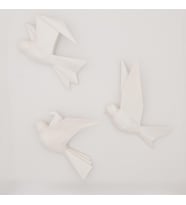 Mouette 3'lü Dekoratif Kuş İnci