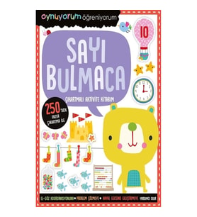 Oynuyorum Öğreniyorum – Sayı Bulmaca Çıkartmalı Aktivite Kitabım