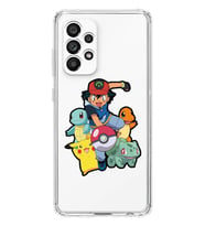 Samsung Galaxy A23 Uyumlu Pokemon Tasarımlı Şeffaf Telefon Kılıfı