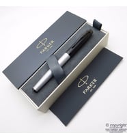 Parker IM Mat Metalik Gri Siyah BT Roller Kalem  İsme Özel Kalem