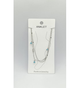 Silver Ice Çift Katmanlı Halhal