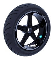 Taş Grisi Moto GP Stili Jant Şeridi Sticker Reflektif, Floresan, Özel Renkler Çı