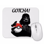 Pokemon Pikachu Pokeball Star Wars Darth Vader Mouse Pad