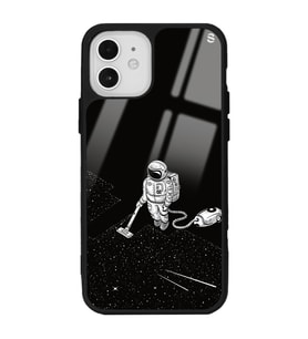 iPhone 12 Pro Astronot Tatiana Tasarımlı Glossy Telefon Kılıfı