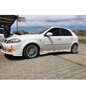 chevrolet lacetti yan marşpiyel takımı - FİBERGLASS