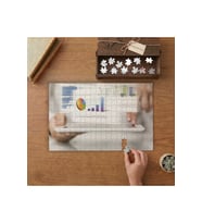 Veri Analizi - Yapay Zeka Tasarımı 240 parça Ahşap Puzzle Ahşap Kutuda MP03218
