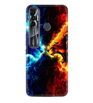 Tecno Spark 6 6 Go 8C 8 Pro 7 7 Spark 9 Pro Kılıf Desemli Silikon Red Blue Leon 1714