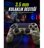 LED Işıklı Oyun Kolu – Durum Göstergeli Şık Tasarım