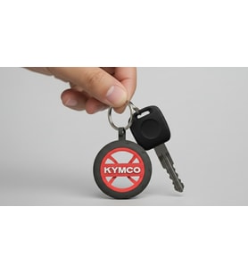 KYMCO Logolu Özel Tasarım Lastik Detaylı Motosiklet Anahtarlığı
