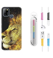 INFINIX Smart 4 5 6 Zero 8 S5 Pro Kılıf Kablo Koruma Spiral Silikon Leon 1323
