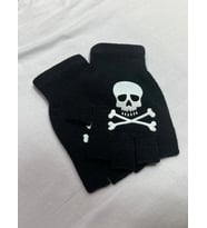 DÜKKAN DESİGN KURU KAFA PUNK KESİK ELDİVEN