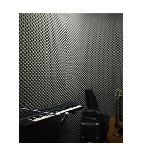 Akustik Yumurta Sünger 60dns Yanmaz 50cmx50cm 40mm (20adet + 3 Sprey Yapıştırıcı)