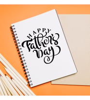 Babalar Günü Tasarımlı Defter