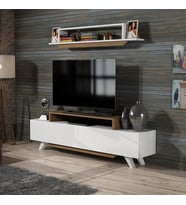 TV Ünitesi Herry Beyaz Ceviz 150 cm