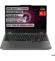 Lenovo LOQ 15ARP9 83JC00F6TR Ryzen 7 7435HS 24 GB 1 TB SSD RTX4070 15.6" Full HD Gaming Laptop - OUTLET
