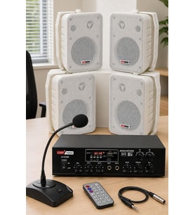 Lastvoice Large Paket-3 Hoparlör ve Anfi Anons Ses Sistemi Seti