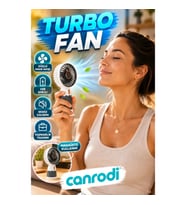 Turbo Hava Akışlı USB Şarjlı Mini El Fanı – Taşınabilir ve Masaüstü Kullanım