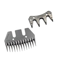Fixonic BHD0139 Orjinal BEIYUAN Koyun Kırkma Makinesi Yedek Tarak ve Bıçak Seti (Gri)