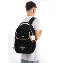 Ventis Unisex Maskotlu Okul Çantası Lise Ortaokul Sırt Çantası 43*30 Cm Çok Cepli Vnt5-G